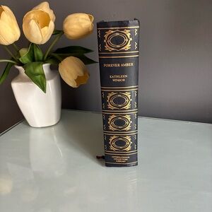 Black and Gold Book - Forever Amber by Kathleen Winsor Vintage Collectible Book